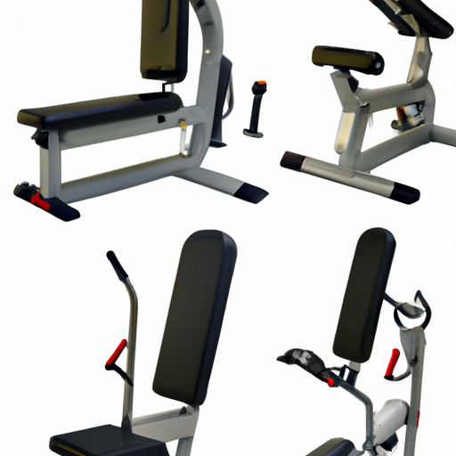 Generate images for "back equipment at gym"