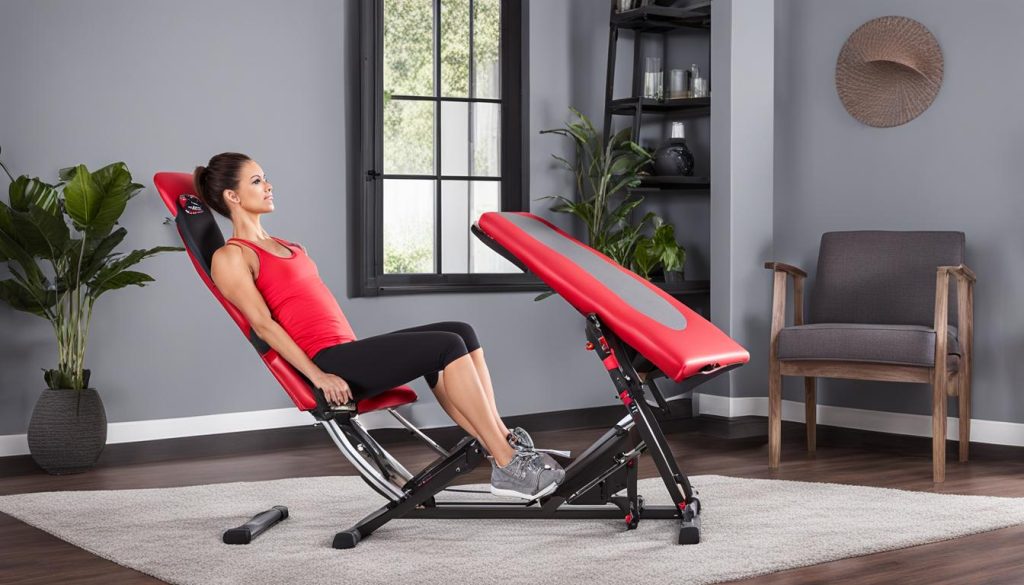 body power health and fitness inversion table